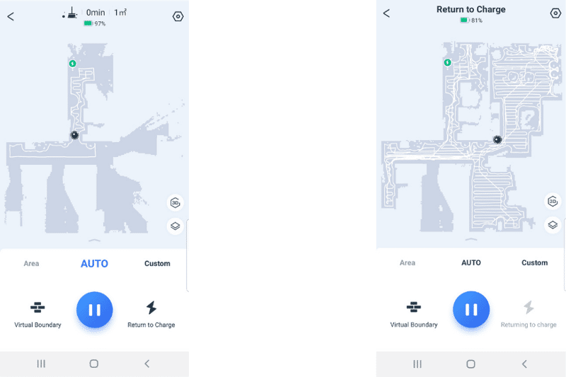 Die Kartenerstellung kann live in der Handy-App mitverfolgt werden